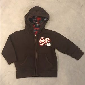 Baby Gap Boys Brown hoodie